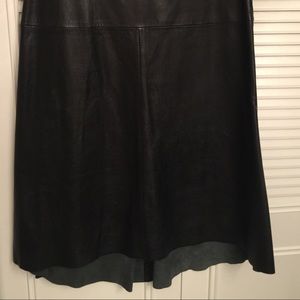 VTG DKNY leather skirt